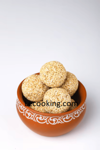 indian sweet traditional festival makar sankranti rajgira laddu made from amaranth seed bowl 54391 2693