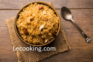 traditional jaggery rice gur wale chawal hindi served bowl with spoon selective focus 466689 38447