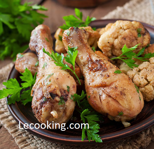 chicken leg with baked cauliflower parsley 2829 11806 1