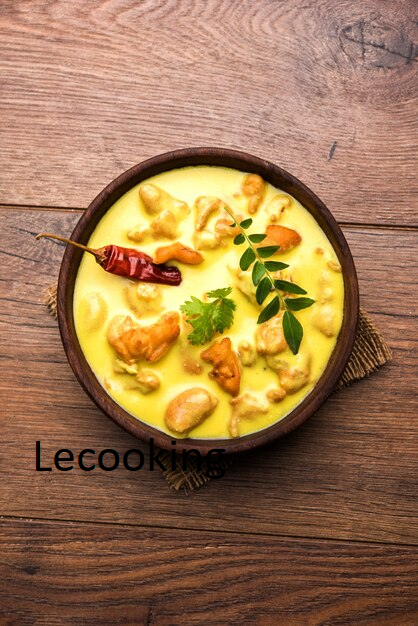 punjabi kadhi pakoda curry pakora indian cuisine served bowl karahi 466689 27081 1