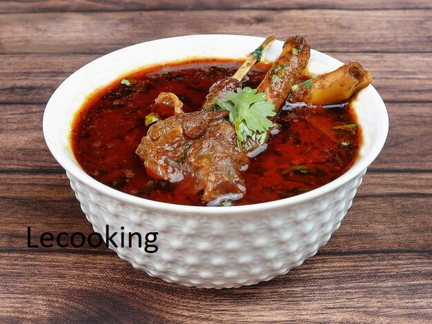 mutton masala lamb masala spicy delicious dish served rustic wooden background selective focus 726363 948 1